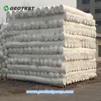 PP polypropylene needle punched non woven geotextile fabric