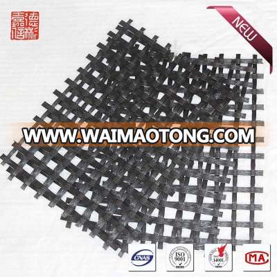 Warp knitted polyester/PET geogrid 40KN